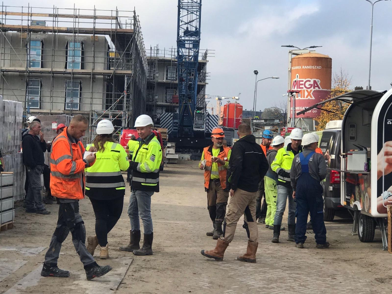 Hoogste punt blok 3 - De Bres